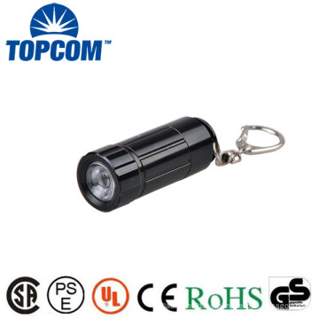 Topcom linterna recargable USB con keychain mini linterna led keychain